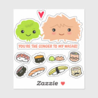 Ginger, Wasabi e Sushi Amigos Vinil Set