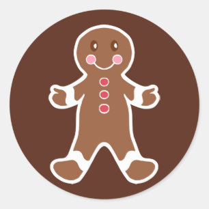 Adesivo Gingerbird Boy Stickers
