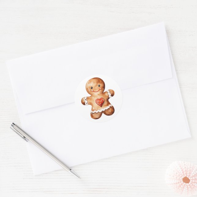 Adesivo Gingerbird Man (Envelope)
