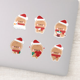 Adesivo Gingerbird Man Christmas