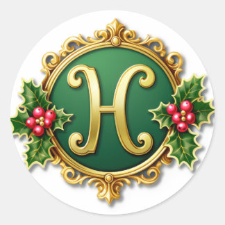 Adesivo Gingerbread H Monogram