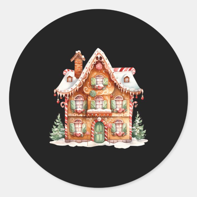 Adesivo Gingerbread House Long Sleeve  (Frente)