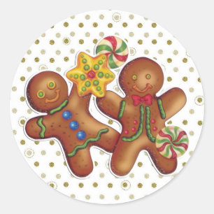 Adesivo Gingerbread Men
