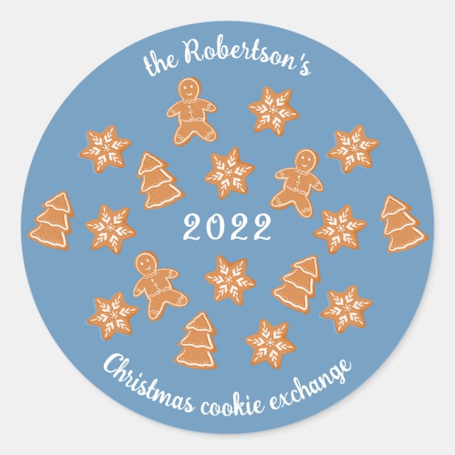 Adesivo Gingercake Cookies Classic Round Sticker (Frente)