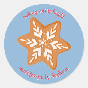 Adesivo Gingercake Cookies Classic Round Sticker