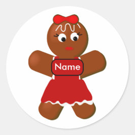 Adesivo Gingercake Girl Cookie Sticker