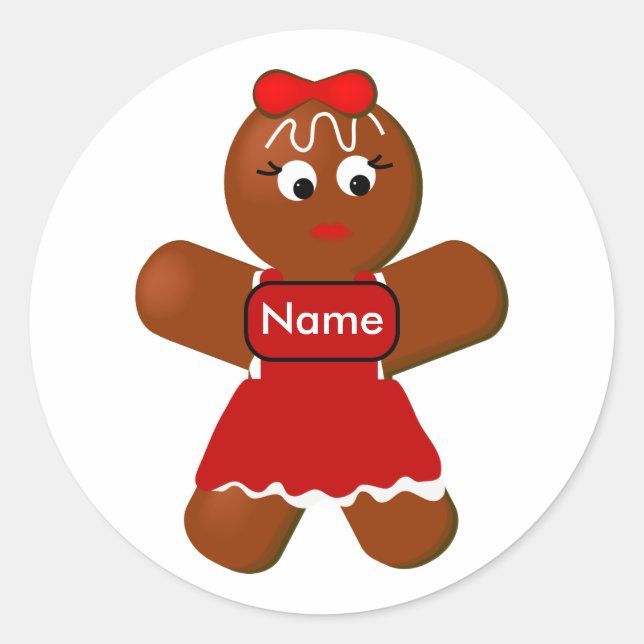 Adesivo Gingercake Girl Cookie Sticker (Frente)