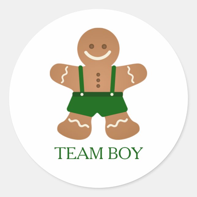 Adesivo Gingerpão EQUIPE BOY Rótulos de Revolução de Gêner (Frente)