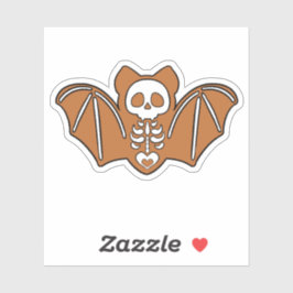 Adesivo Gingerpão Skeleton Bat