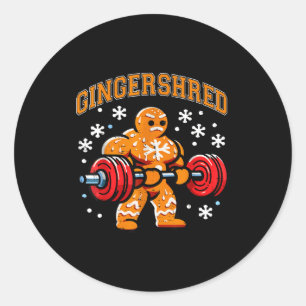 Adesivo Gingershred Engraçado Homem de Biscoito de Gengibr