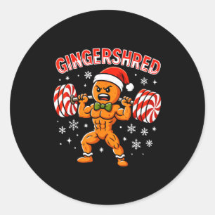 Adesivo Gingershred Engraçado Homem de Biscoito de Gengibr