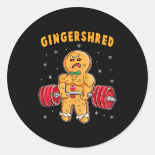 Adesivo Gingershred Engraçado Homem de Biscoito de Gengibr