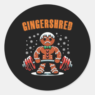Adesivo Gingershred Funny Gingerbird Man Gym