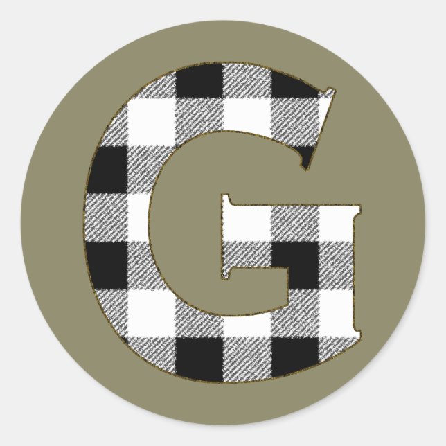 Adesivo Gingham Check G (Frente)