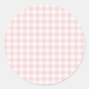 Adesivo Gingham Clássico Primavera   Blush Suave