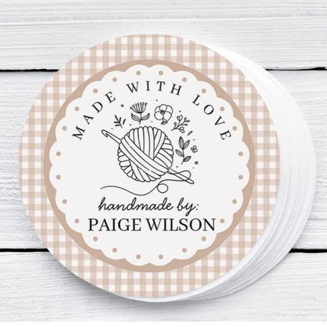 Adesivo Gingham Crochet  (Criador carregado)