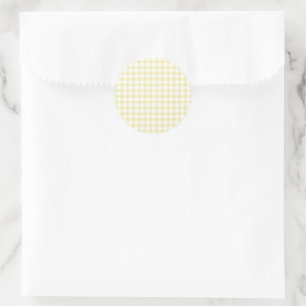 Adesivo Gingham Manteiga Clássica Amarelo
