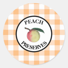 Adesivo Gingham Peach Preserve