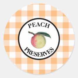 Adesivo Gingham Peach Preserve