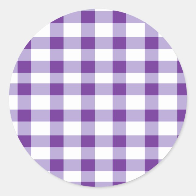 Adesivo Gingham Purple (Frente)