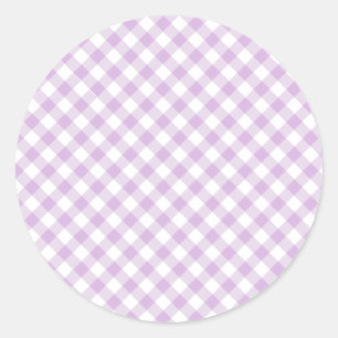 Adesivo Gingham Retro Suave Lilás