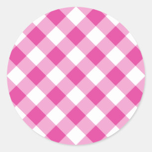 Adesivo Gingham Rosa