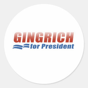 Adesivo Gingrich para o presidente (2)