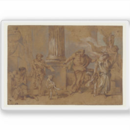 Adesivo Giovanni B. Castiglione: A Expulsão de Hagar