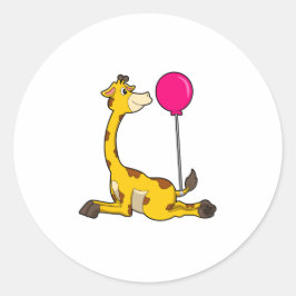 Adesivo Girafa com Balão