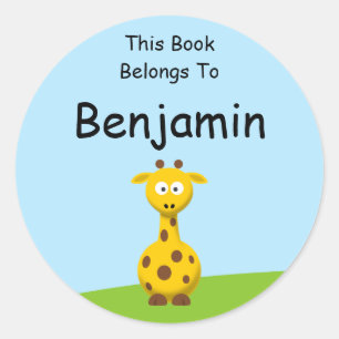 Adesivo Girafa dos desenhos animados