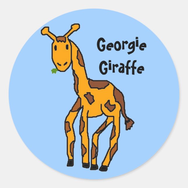 Adesivo giraffe2, GeorgieGiraffe (Frente)