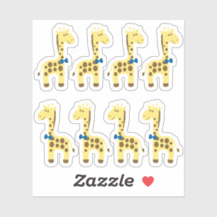 Adesivo Giraffe Baby Boy Blue Arco Planner / Scrapbook