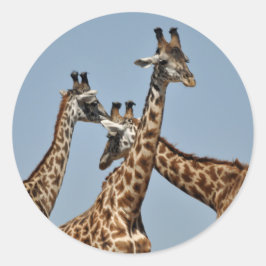 Adesivo Giraffe Head Sticker