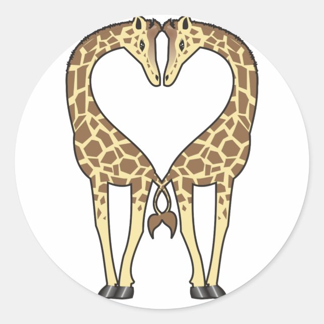 Adesivo Giraffe Love (Frente)
