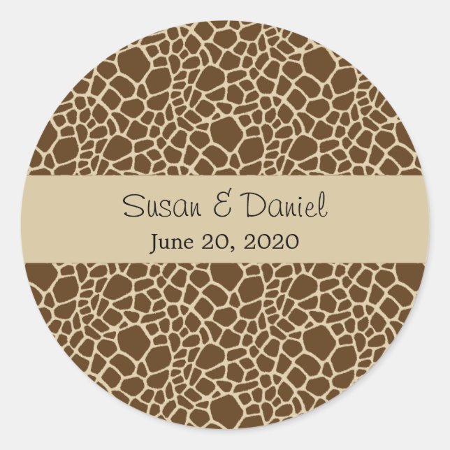 Adesivo Giraffe Pattern Sticker (Frente)
