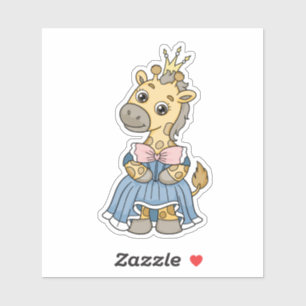 Adesivo Giraffe Princess