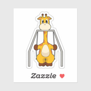 Adesivo Giraffe Swing