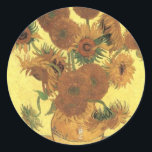 Adesivo Girassóis por Van Gogh<br><div class="desc">Vida Estática: Vase com Quinze Girassóis Pintura por Vincent van Gogh Por expressionismo não é simplesmente uma forma de ver as coisas: é também uma forma de as fazer, de as pintar. Um expressionista não pinta "plano" e em tons puros - ele quebra seus tons e os aplica com uma...</div>