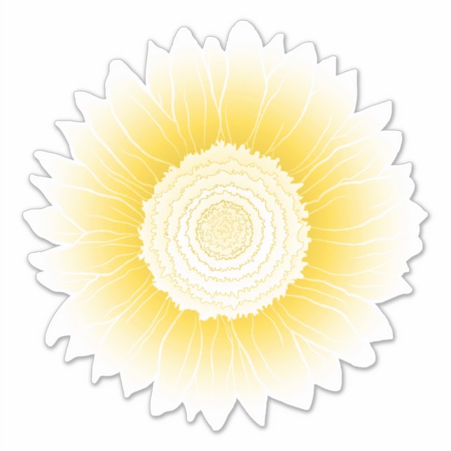 Adesivo girassol amarelo (Frente)