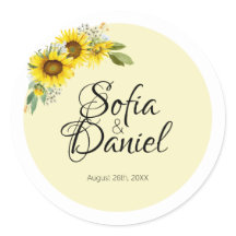 Girassol arco de margarida branca elegante