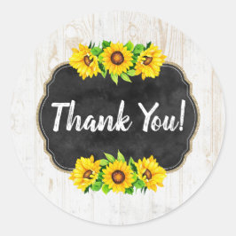 Adesivo Girassol e madeira russa Fazenda do campo Obrigado