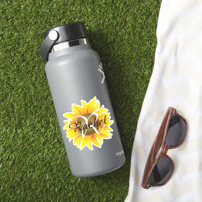 Adesivo Girassol personalizado (HydroFlask Insitu)