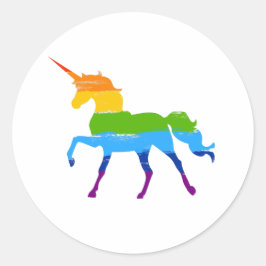 Adesivo Gire LGBT Rainbow Unicorn Sticker