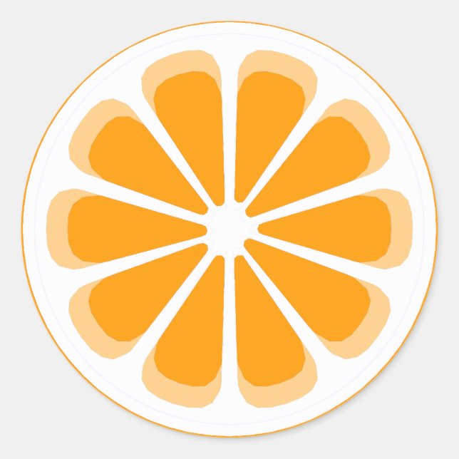 Adesivo girino laranja (Frente)