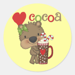 Adesivo Girl Bear Cocoa Love