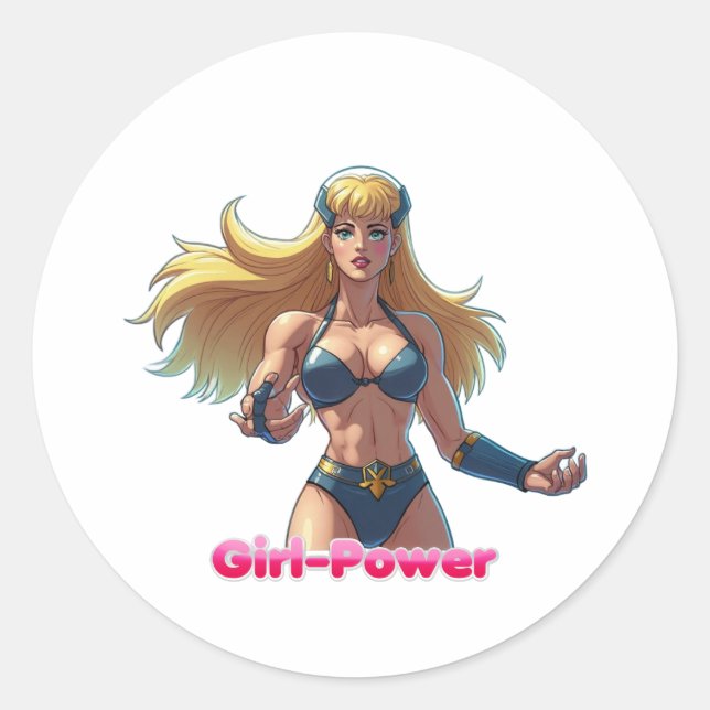 Adesivo Girl-Power sticker (Frente)
