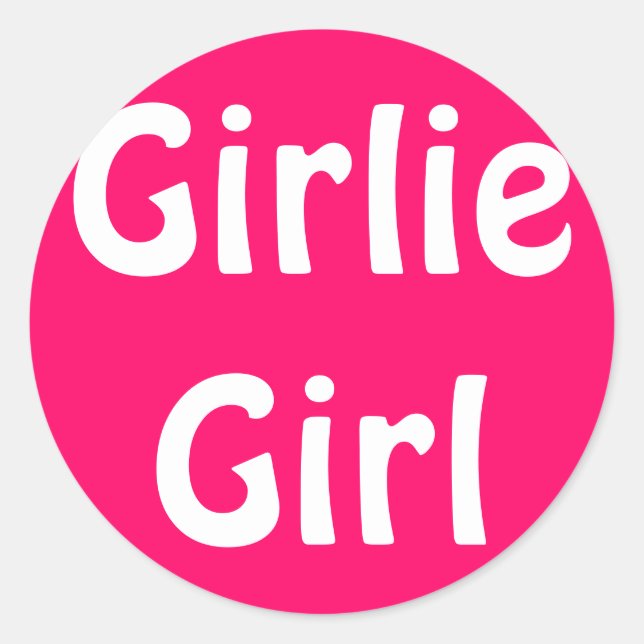 Adesivo Girlie Girl (Frente)
