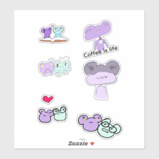 Adesivo Girlie the frog sticker sheet