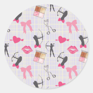 Adesivo Girls Archery - Girly Hearts and Makeup