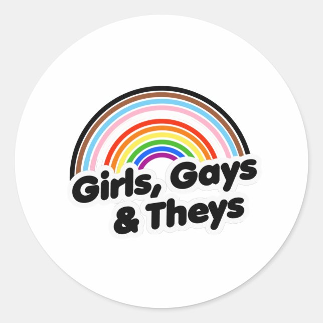 Adesivo Girls Gay e Theys (Frente)